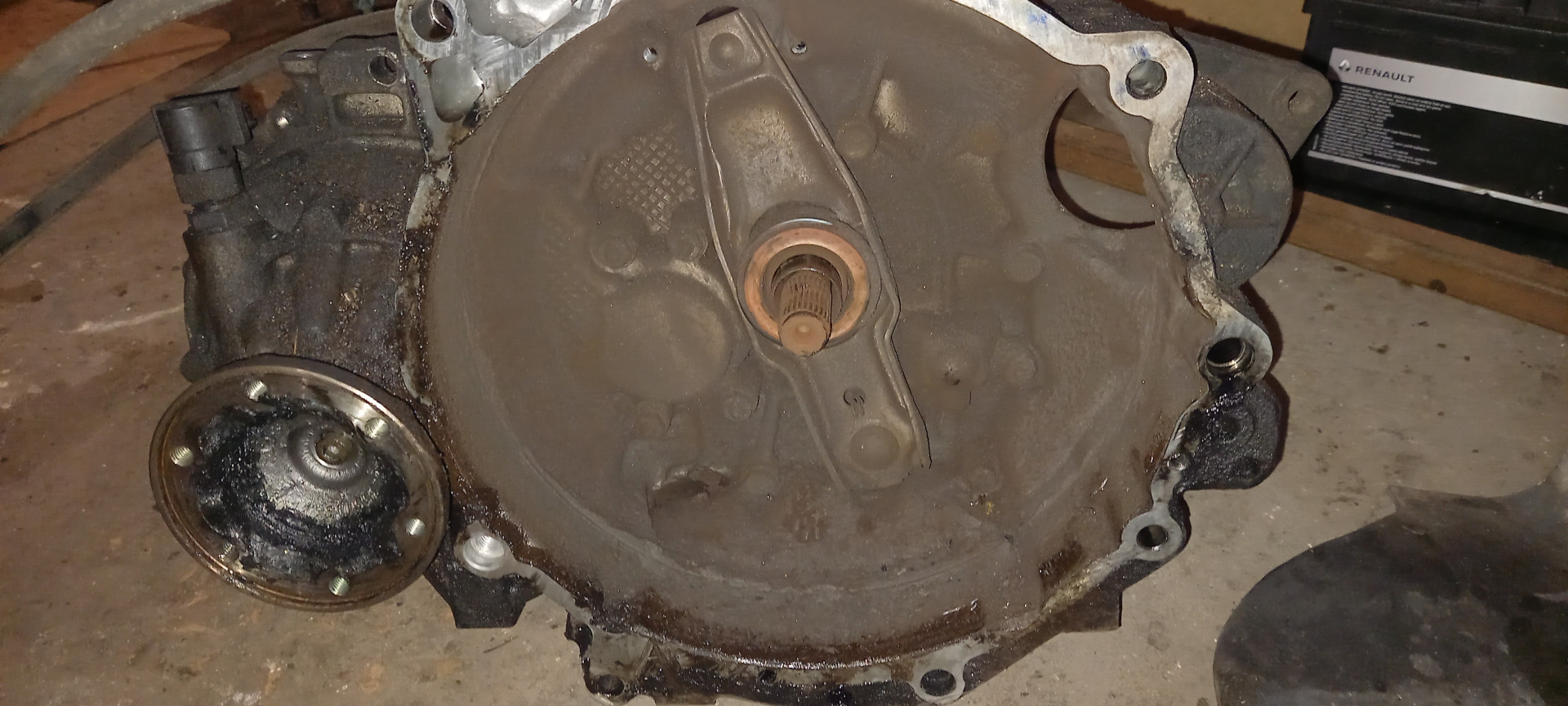 Golf IV brudny klosz sprzegła zaraz po demontażu